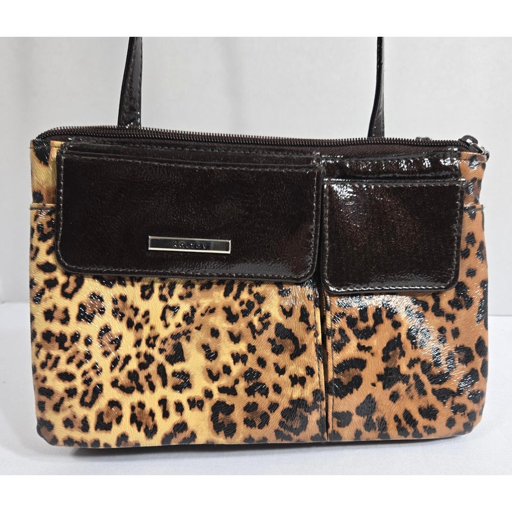 Koltov Crossbody Handbag~ Leopard Print ~ Excellent